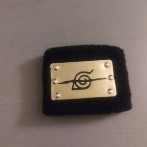 Naruto sweatband and 3 pins